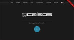 Desktop Screenshot of calaos.fr