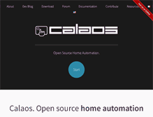 Tablet Screenshot of calaos.fr